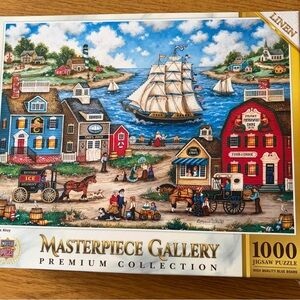 Masterpiece Gallery Premium Collection Jigsaw Puzzle “Ships Ahoy” - 1000 Pieces